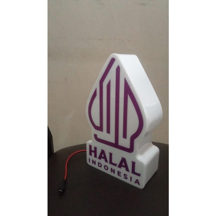 TERBARU Neonbox Akrilik Murah Custom Logo Halal MUI