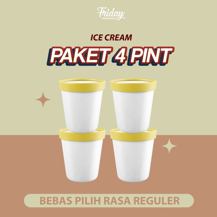 

PAKET 4 PINT (@473ML) KODE 380