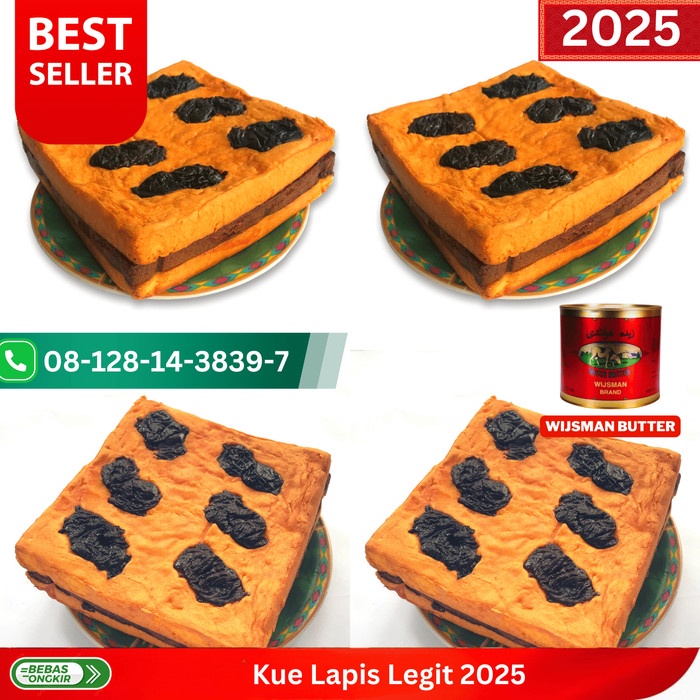 

KUE LAPIS SURABAYA SPECIAL WISMAN 22X22 HOMEMADE KODE 1189
