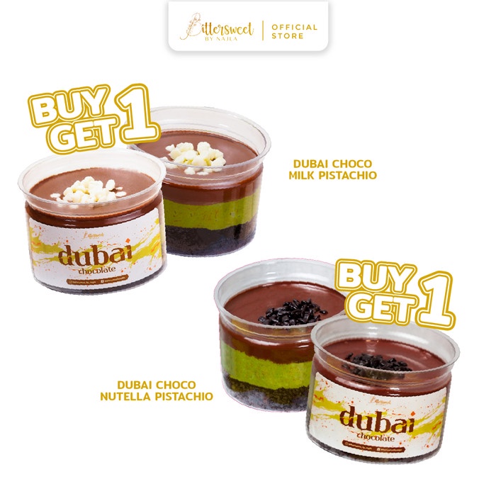 

( BUY 1 GET 1 ) DUBAI CHOCO PISTACHIO KODE 161