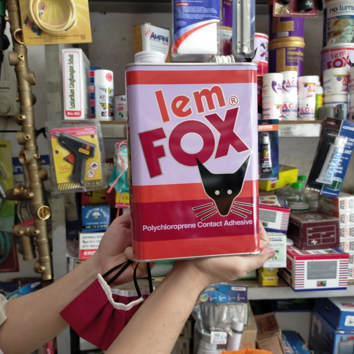 

Lem fox 2.5 kg. lem kuning. lem serbaguna