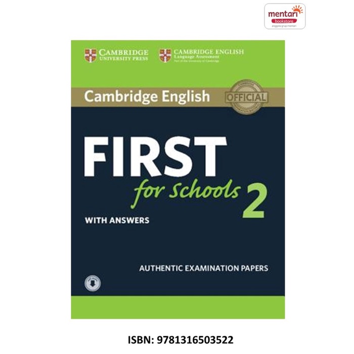 

TERBARU Cambridge English First 2 for School Student Book w/ Answer&Audio