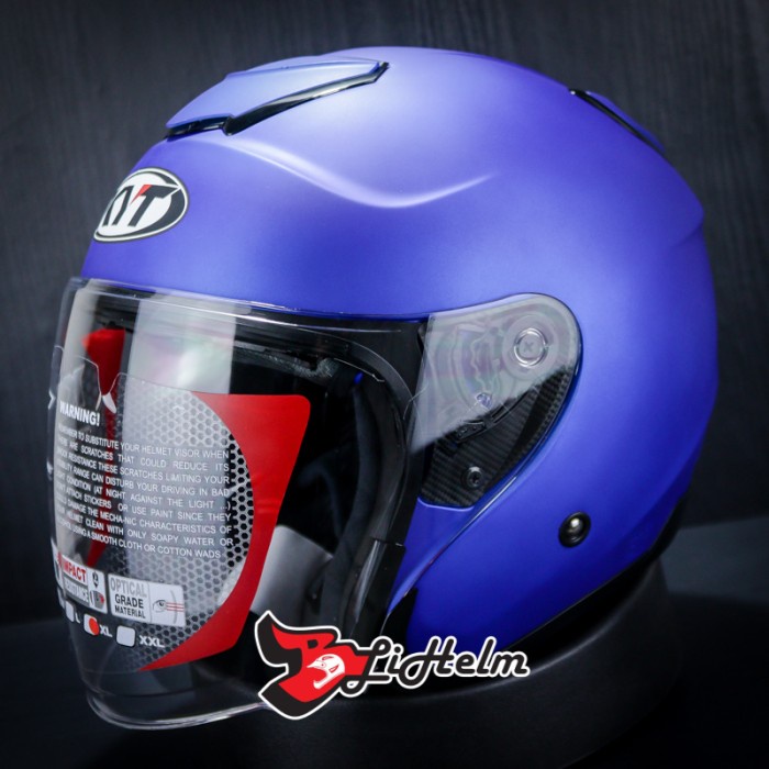 Helm Kyt Kyoto Solid Flat Blue