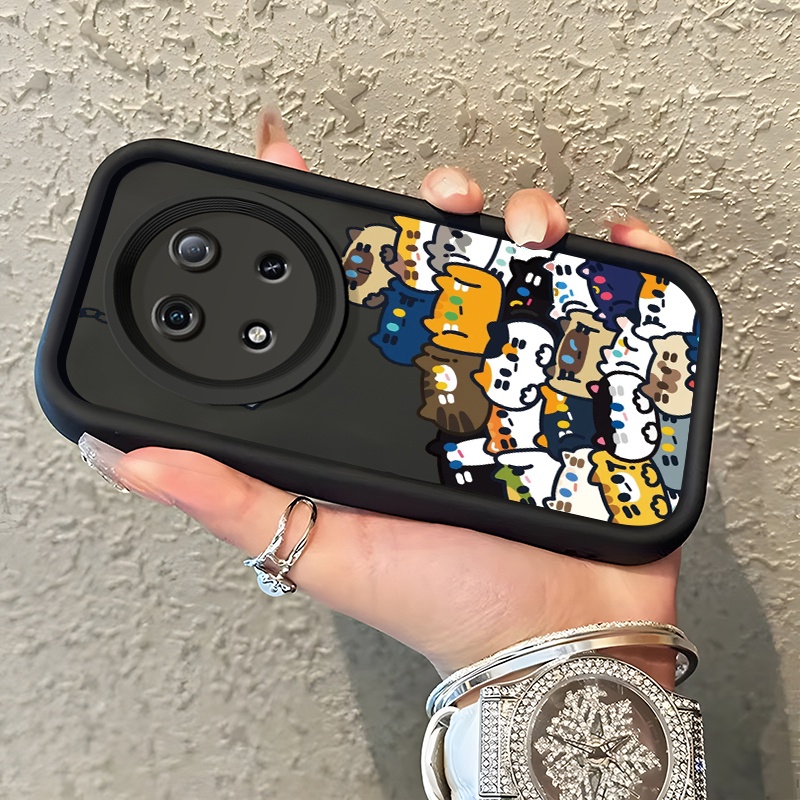 Casing Hp Untuk Itel Rs 4 P55 5G P65 A70 Case Kasing antijatuh pola Mesin derek Kesing Silikon Softc