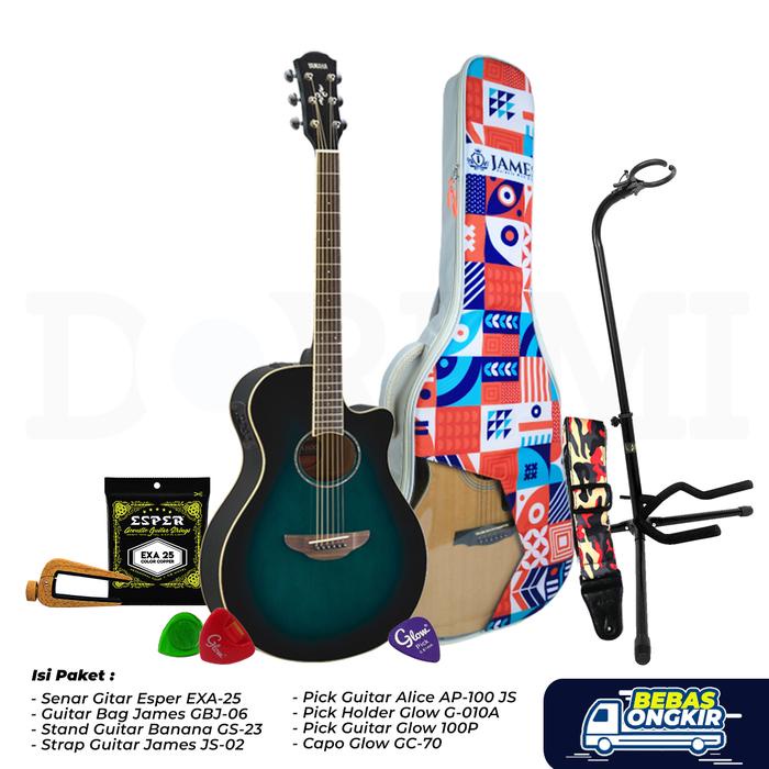 Paket Fancy Guitar Yamaha APX-600 / Paket Fancy APX600 / APX 600 ORIGINAL