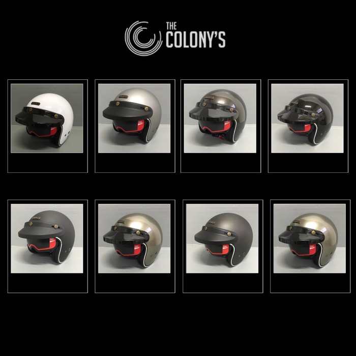 Helm Retro Njs Nx2 Double Visor Intercom Ready