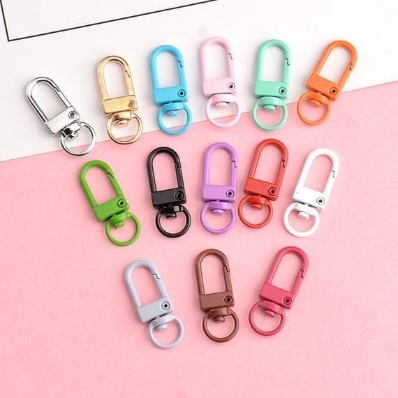 

hanya disini] KAIT HOOK CANTELAN TAS GANTUNGAN KUNCI LOBSTER BERWARNA 13M MIX WARNA