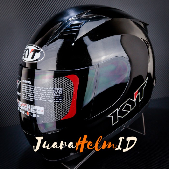 Kyt Helm R-10 Solid / Black Glossy / R10 / Full Face