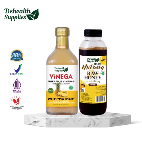 

Dehealth Supplies Paket Cuma 500ml ( Cuka Nanas botol kaca)