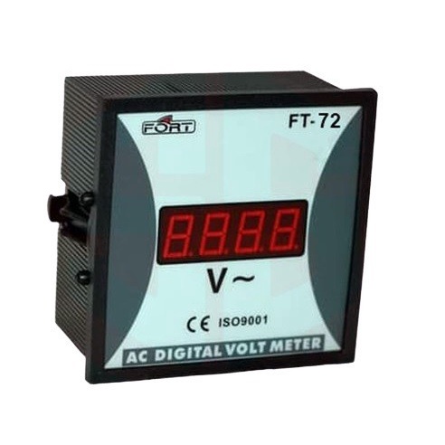 Dital Volt Meter Ac 1 Display 72X72Mm Ft-72Vd 72X72 Volt Meter