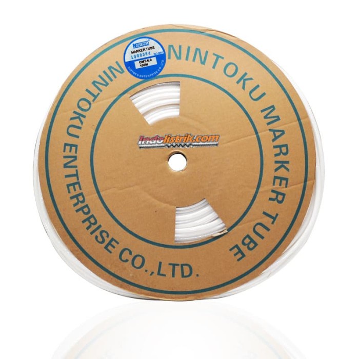 Marker Tube Putih 6mm Nintoku OMT 6.0 Kabel Marker Label - MURAH