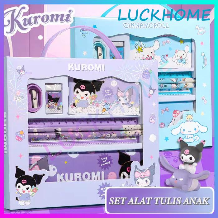 

BIG SALE Kotak Pensil Anak Set 7in1 Stationery Untuk Hadiah Anak Sekolah Sanrio /Alat Tulis Set