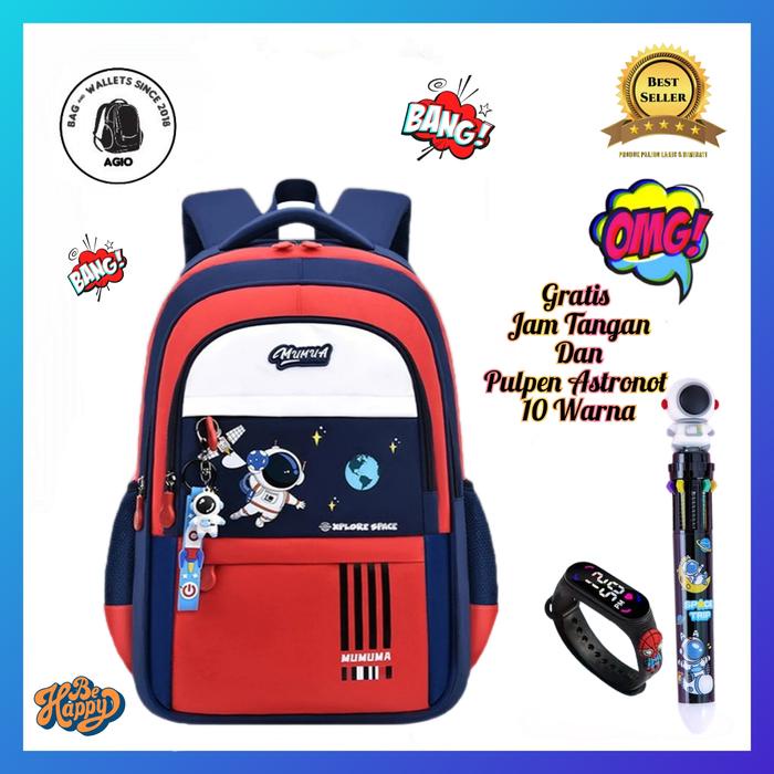 

TERBATAS Tas Ransel Anak Laki Laki Tas Sekolah Anak SD SMP Terbaru Terlaris Motif New Astroo X04