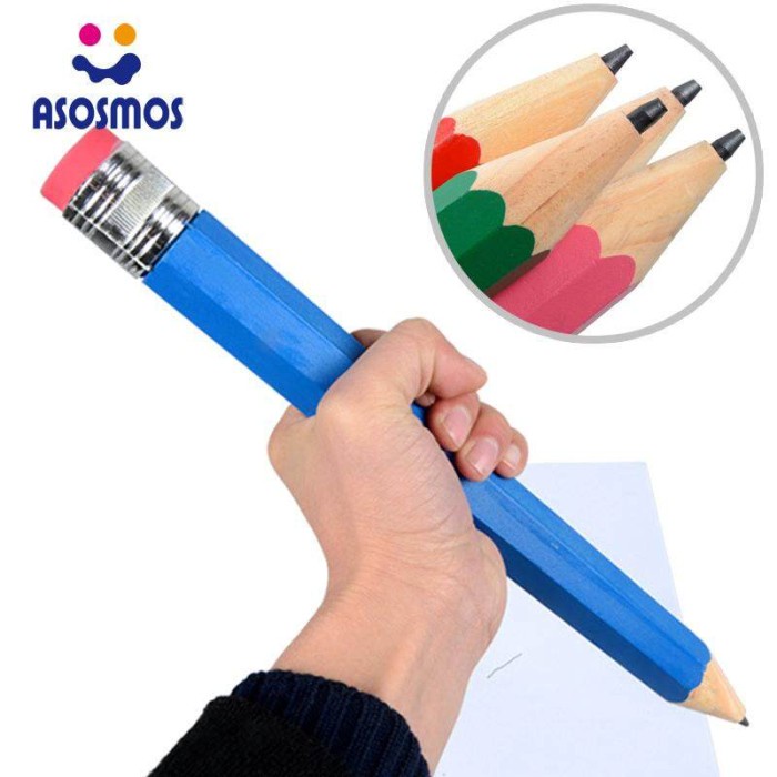 

SPECIAL E 35 Cm Kayu Besar Raksasa Pensil Kepribadian Alat Tulis Untuk Sekolah