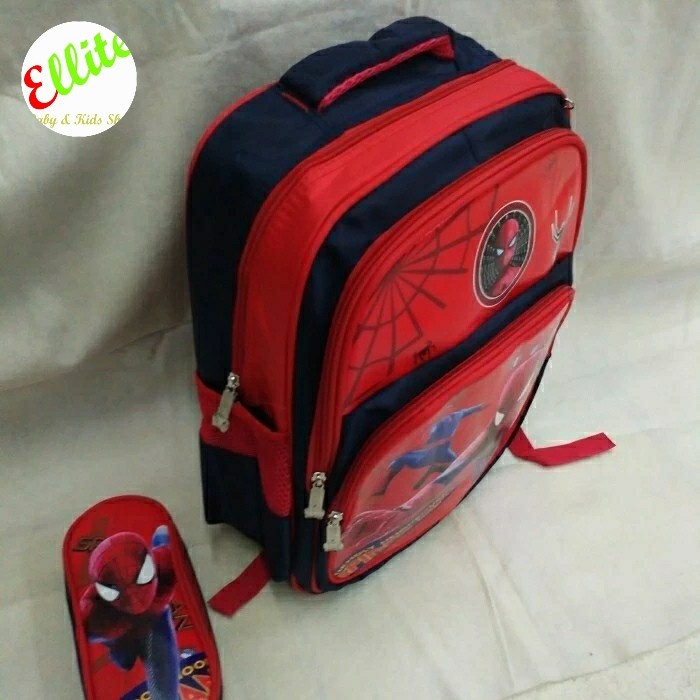 

STOK TERBATAS Tas Ransel Anak Sekolah Karakter 16 Inch + Tempat Pensil