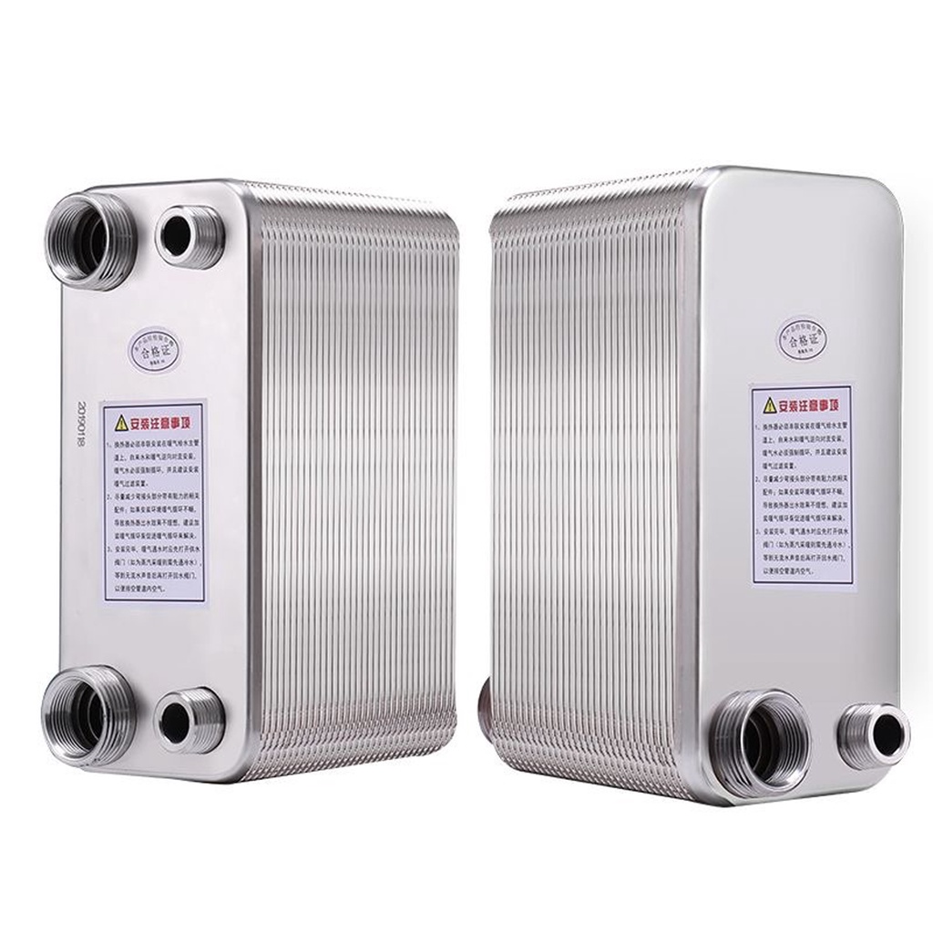 MONC SUS304 Stainless Steel Brazed Plate, Heat Exchanger, Recirculating Chiller, 60 Plates