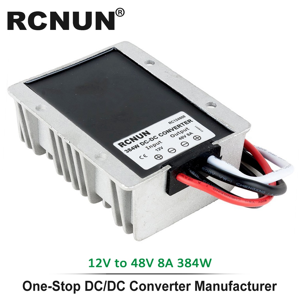 MONC Step-up DC Converter 12V 24V to 48V 8A Voltage Regulator, DC-DC Power Supply Boost Module RC124