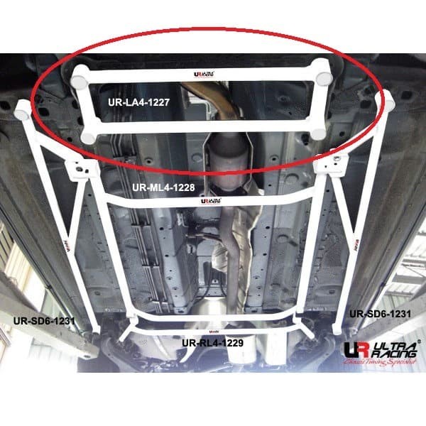 Aksesoris Stabiliser Strutbar Ultra Racing Front Lower Xtrail T31 08+