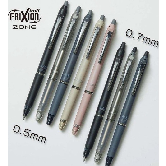 

TERLARIS! Pilot FriXion Knock Zone Gel Ink Erasable Pen 0.5mm 0.7mm Tinta Bisa Dihapus LFBKZ-50EF