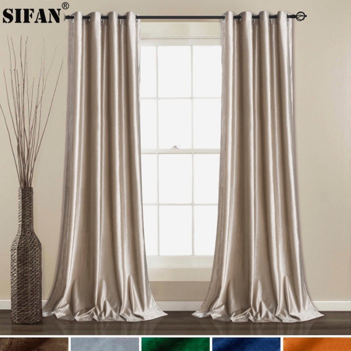 

Sparkle Velvet Curtains For Living Room Bedroom Curtains Kamjay