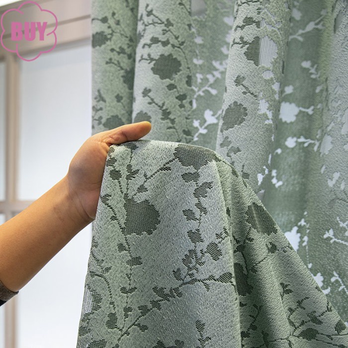 

Modern Curtains For Living Room Bedroom Green Light Luxury