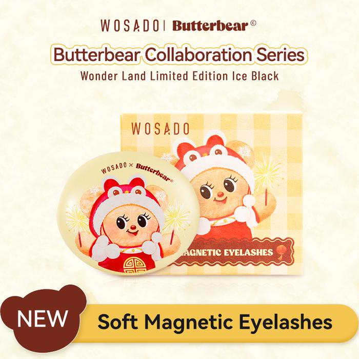 Terlaris (ICE BLACK) WONDERLAND BUTTER BEAR WOSADO Bulumata Magnetic Bulumata BOLD Eyelash Extention