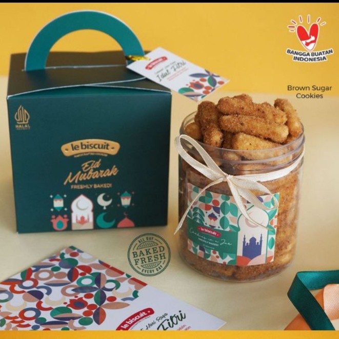 

le biscuit Hampers Lebaran Idul Fitri - Brown Sugar Cookies