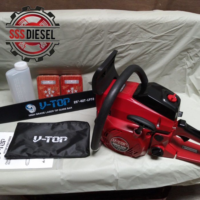 Chainsaw 58Cc Ultimate 25 Inch Rantai 42 Mata