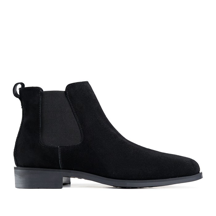 Prabu - Asthabrata 2.0 Suede Black Sepatu Kulit Chelsea Boots Pria