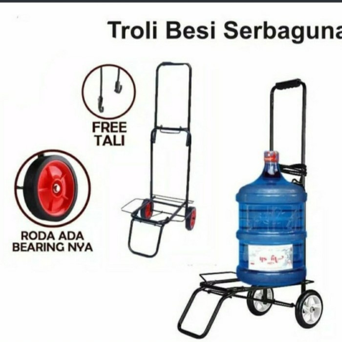 .........] TROLI RODA SERBAGUNA UNTUK ANGKAT GALON, TABUNG LPG, BARANG DAN DOS