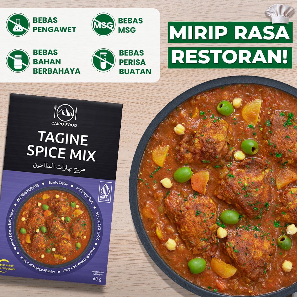 

Bumbu Tagine Premium Untuk Profesional - Cairo Food