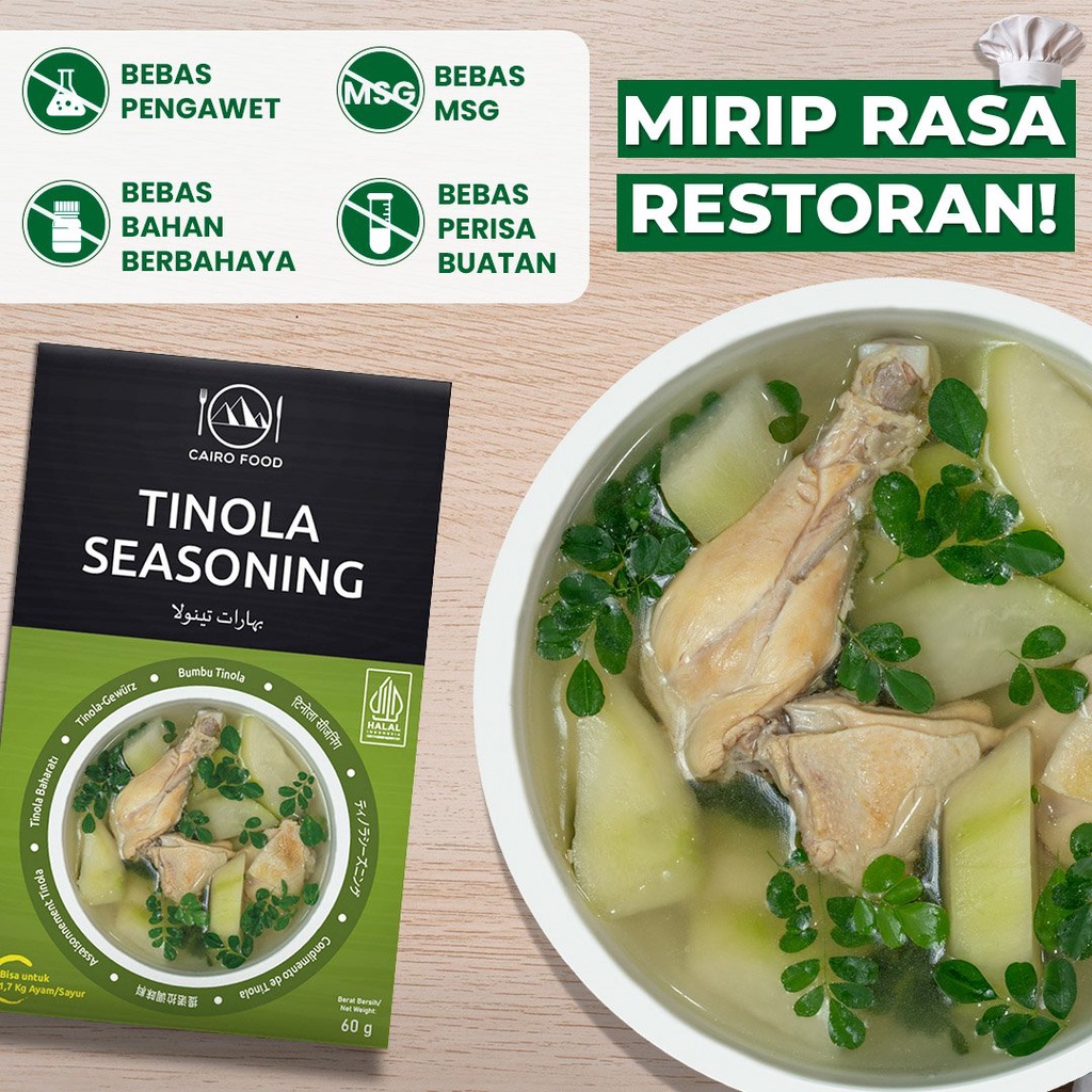 

Bumbu Tinola Premium Untuk Profesional - Cairo Food