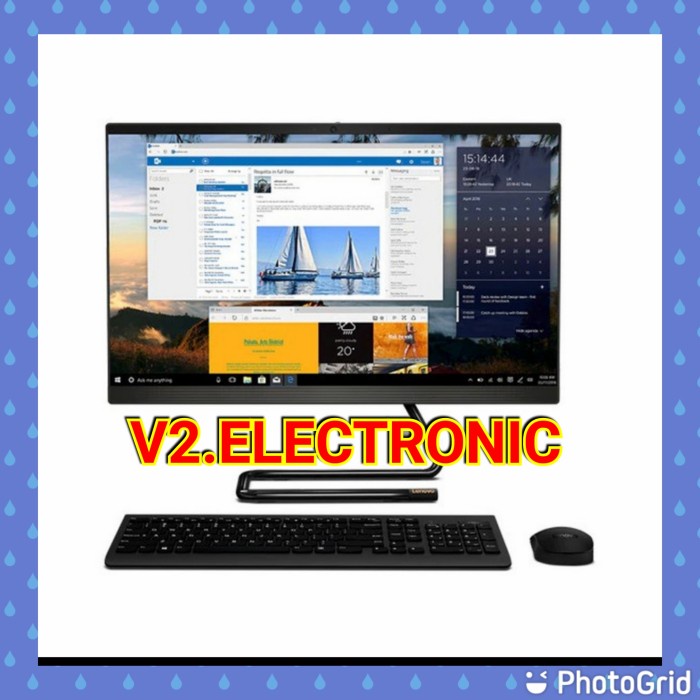 Lenovo Aio 3 Pc All In One Amd Athlon 3020E Ram 4Gb Hdd 1Tb Win10