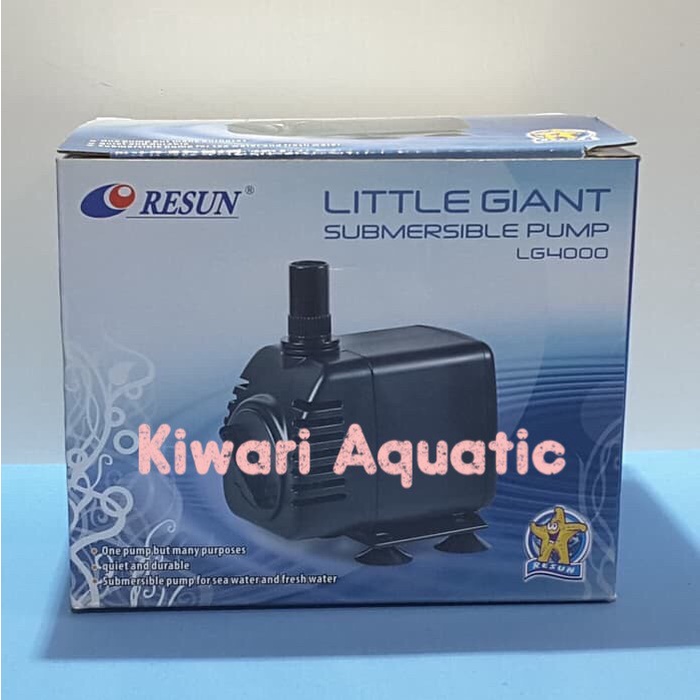 Resun Lg4000 Little Giant Lg 4000 Pompa Celup Aquarium / Hidroponik