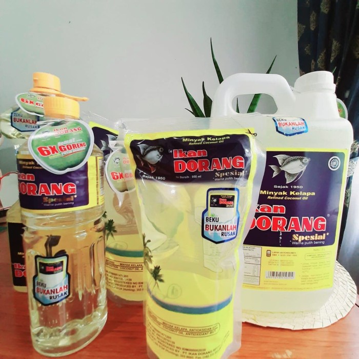 

TERLARIS Minyak Goreng Kelapa Ikan Dorang - 5 Lt