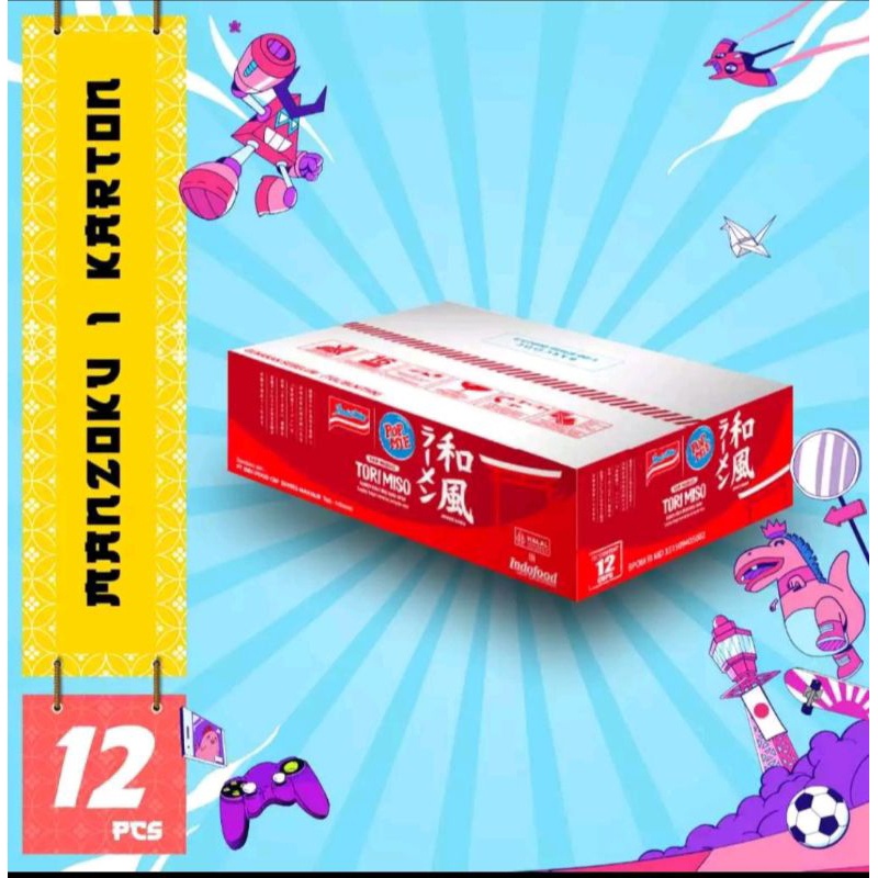 

Pop Mie TORI MISO Ramen 1 Dus Isi 12 pcs