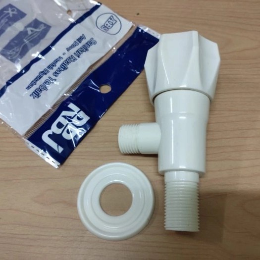 KERAN SHOWER F PVC PLASTIK/STOP KRAN AIR KNIE KLOSET WC TOILET MAHKOTA