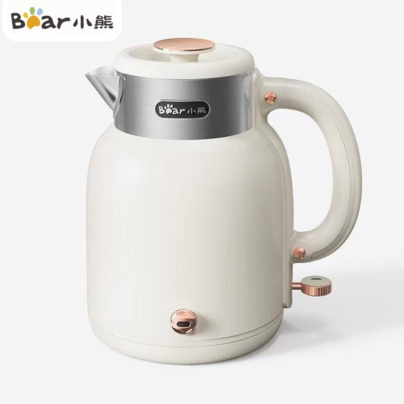 QCOOL Bear Household Electric Kettle 1.5L Exquisite Kitchen Appliances Tea Coffee Stainless Steel In