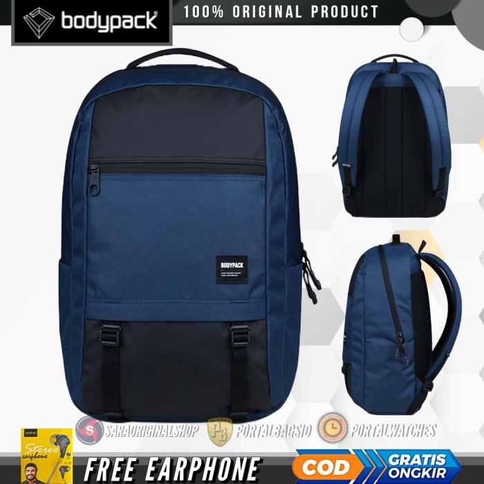 [DAN] Bodypack Levirate Daypack Tas Ransel Laptop Original Not Eiger