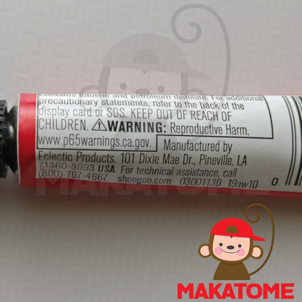 

Hoe Goo Ni Adheive 0.18 Fl. Oz 5.3 Ml Clear 2 Piece Lem Epatu