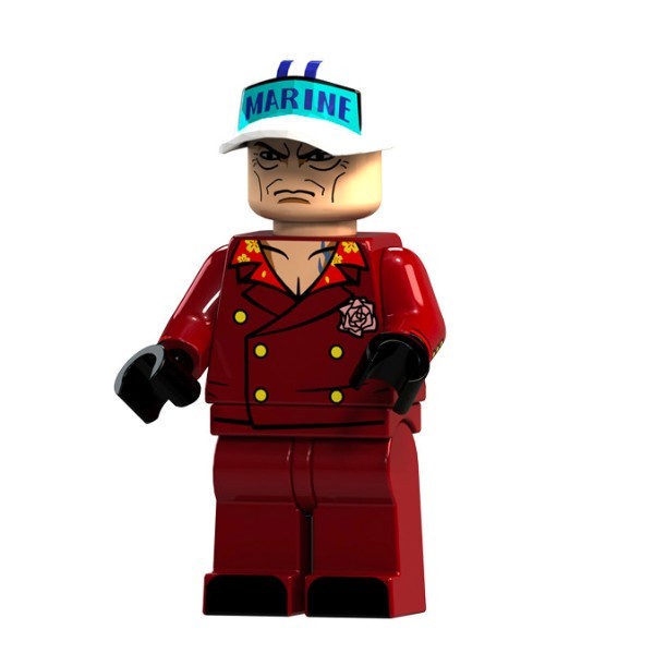 One Piece Sakazuki Akainu Magu Magu Navy Admiral Action Figure Mini