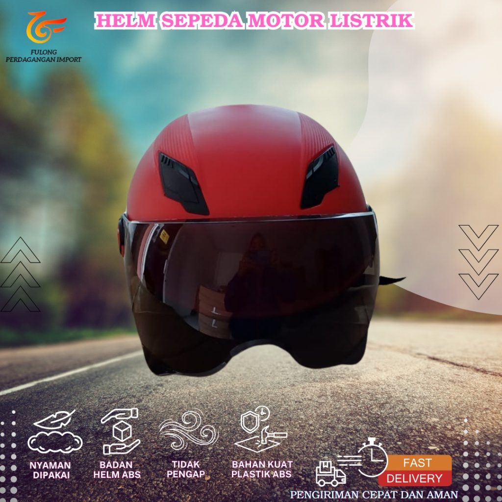 Promo  Helm Sepeda Listrik Dewasa Pria Wanita