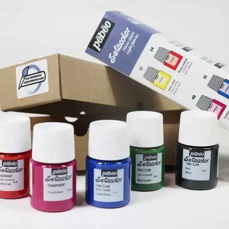 

Sale Pebeo Setacolor Light Fabric Paint Color Set Cat Warna Kain Diy