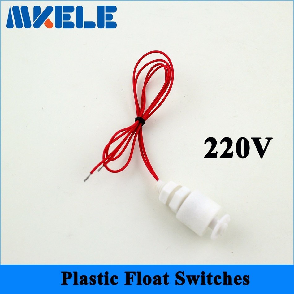 KYOMA 5 piece 220v submersible MK-PFS3208 Mini plastic float switch, Liquid Water Level Sensor Float