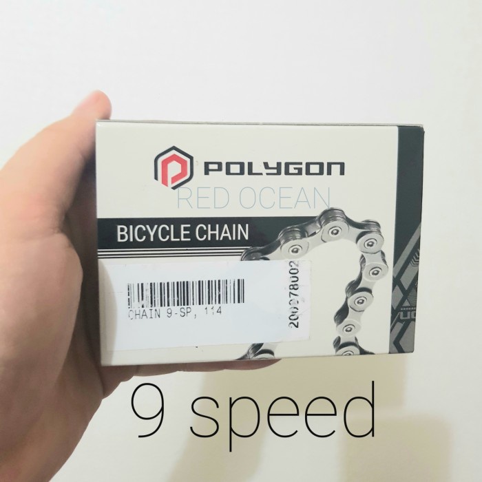 Terlaris rantai sepeda polygon 9 speed bicycle chain 9speed SALE