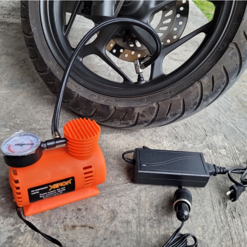 Produk Terbaru  Compressor Mini Listrik 300 Psi Xenon , Kompresor Mini Cat, Pompa Ban Motor Roda