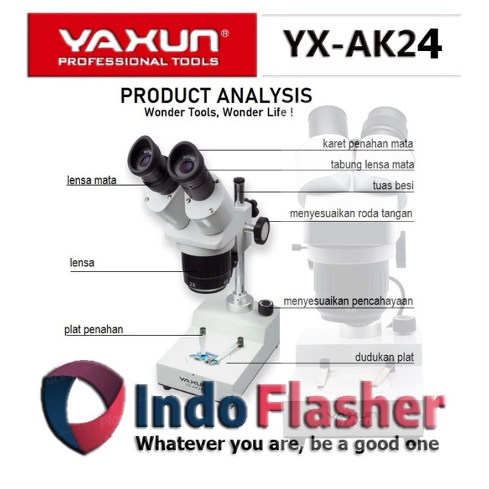 YAXUN AK24 MICROSCOPE TRINOCULAR MICROSCOPE DIGITAL MICROSCOPE HP