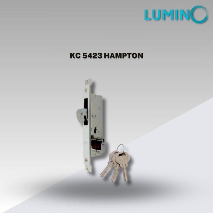 Kunci Kait Kecil Hampton KC 5423 / Kunci Pintu Aluminium Geser