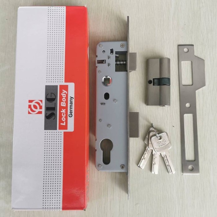 body kunci pintu alumunium swing Slg / body kunci lidah alumunium