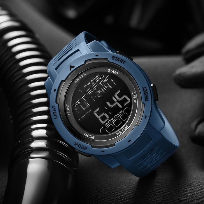 Jam Tangan Sport Analog Digital Pria Wanita Merk SMAEL 8105